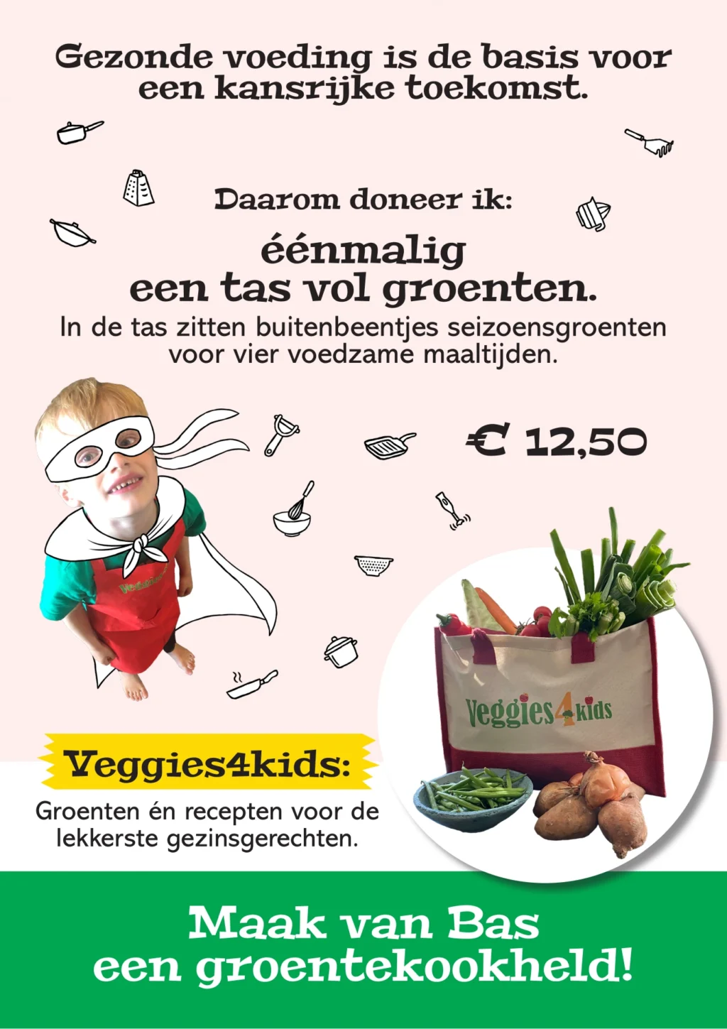 Doneer een groentetas - éénmalig